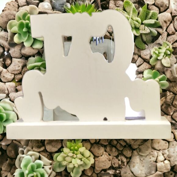 SIGN CAT MOM ACCENT Pets Style White Wood SIGN/STAND Décor - Picture 6 of 6